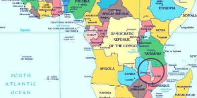 Малави е държава на картата на света